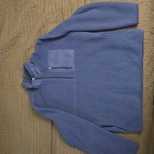 H&M Blue Fleece Half-Zip